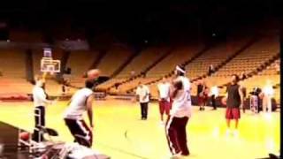 Lebron james hits 5 fullcourt shots in a row [upl. by Ahseel]