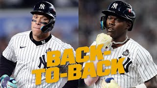 BACKTOBACK HOMERS Aaron Judge and Jazz Chisholm Jr go yard Full first inning [upl. by Yancey]