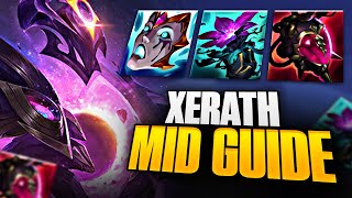 ULTIMATE Guide to Xerath Season 14  Runes Items Combos [upl. by Heddy]