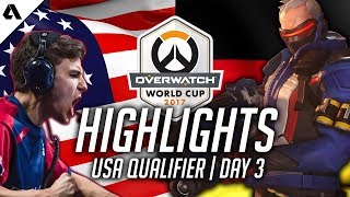 Team USA vs Germany  Overwatch World Cup 2017 Highlights ft Jake Soldier 76 [upl. by Yllil]