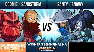 Boomie amp Sandstorm vs Santy amp Snowy  Winners SemiFinal  Summer Championship 2021  NA 2v2 [upl. by Yanal]