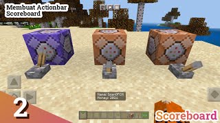 Cara Membuat Actionbar Scoreboard Di Minecraft Bedrock [upl. by Persson]