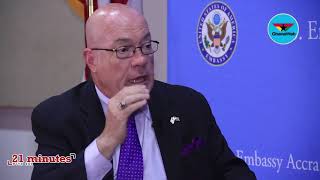 Why Ghanaians are bounced visas  US Ambassador gives details [upl. by Nivag112]