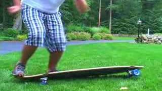 Longboard Kickflip Sector 9 55 inch Nosewalker [upl. by Baillieu]