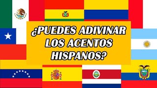 ¿PUEDES ADIVINAR LOS ACENTOS HISPANOS 🇦🇷🇨🇱🇨🇴🇪🇸🇪🇨🇵🇭🇲🇽🇵🇪🇻🇪 [upl. by Ocker690]