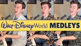 Walt Disney World MEDLEY Compilation All Four Parks [upl. by Suhpoelc]