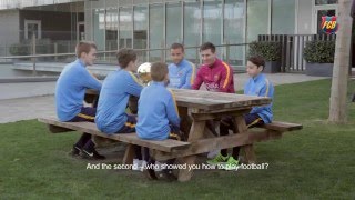 Interview with Leo Messi in La Masia [upl. by Porush]