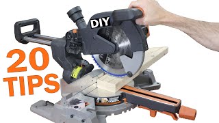 20 Miter Saw Tips for Beginners [upl. by Sherborne643]