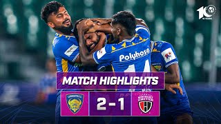 Match Highlights  Chennaiyin FC 21 NorthEast United FC  MW 21  ISL 202324 [upl. by Ahsiki]