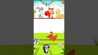 Animales Funky 🐸🐔🐘🐍🐰 cancionesinfantiles [upl. by Brill80]