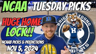 NCAAB Picks Today Tuesday 1152024  Free College Basketball Picks Predictions amp Sports Betting [upl. by Wrigley]