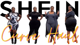 SEPTEMBER 2024 SHEIN CURVE FALL HAUL DRESSES SETS AND GRAPHIC TEES 2X3X PRETTYNICI [upl. by Hairom]