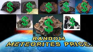 10 Random expensive Meteorite and its value meteorite meteor [upl. by Anoved]