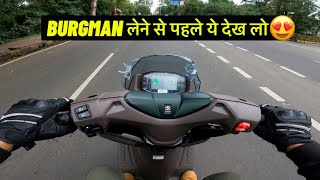 Should you buy Burgman in 2024  New Burgman Street 125 Ride [upl. by Jerrold39]