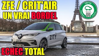 ZFE  CRITAIR  ECHEC TOTAL [upl. by Cindra]