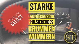 starke Laufgeräusche pulsierendes brummen wummern  Problem gelöst  defektes Radlager  VW Polo 6N [upl. by Nessi]