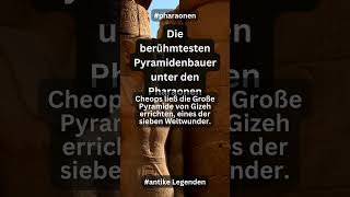 Die berühmtesten Pyramidenbauer unter den Pharaonen [upl. by Fidellia]