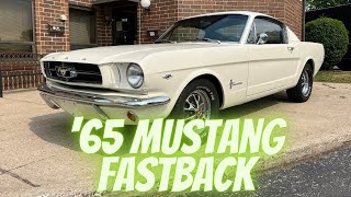 1965 Ford Mustang Fastback  289 4spd  SOLD [upl. by Kcira852]