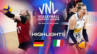 🇩🇪 GER vs 🇮🇹 ITA  Highlights  Week 1  Womens VNL 2024 [upl. by Junieta]