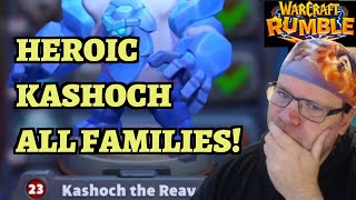 HEROIC Kashoch the Reaver Winterspring Campaign Guide  Warcraft Rumble [upl. by Kenwrick]