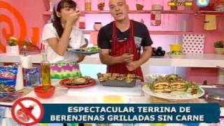 Recetas sin carne Deliciosa terrina de berenjenas grilladas [upl. by Hteb]