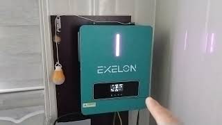 EXELON 62 kW 48 volt mppt inverter anlık olarak neleri kullana biliriz test videosu [upl. by Gudrin]