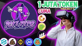 AWAS SUPPLY NYA CUMA 1 JUTA TOKEN‼️ BELUM 24 JAM LANGSUNG TEMBUS 130  POKEPETS [upl. by Eckardt]