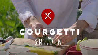 Courgetti snijden 2 manieren [upl. by Deena]