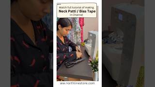 Easy Neck Patti Cutting amp Stitching  DIY Tutorial sewing diy tutorial diyneckdesigns design [upl. by Marcellina]