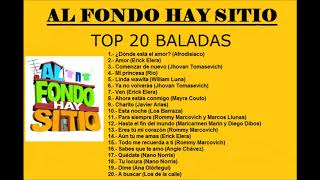 AL FONDO HAY SITIO canciones BALADAS top 20 1ERA PARTE [upl. by Aro]