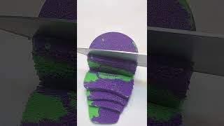 ASMR kinetic sand relaxing ☺️ 😌 youtubeshorts asmr kineticsand relaxing satisfying subscribe [upl. by Ayerdna]