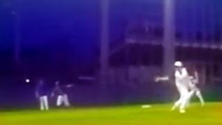 Pitcher Catches Line Drive Barehanded [upl. by Nolyaj]