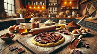 Chocolate Shortcrust Pastry  Italian Recipes [upl. by Arabele]