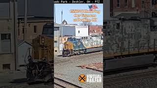 CSX1766 Honoring our Veterans at Deshler OH shorts [upl. by Donela]