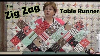 Zig Zag Charm Pack Table Runner [upl. by Naig131]