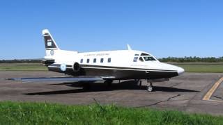 AE175 Sabreliner del Ejército Argentino en el Aeropuerto de Formosa [upl. by Arabella]