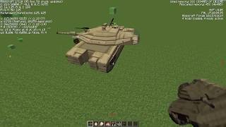 Minecraft MCheli mod 1710  Tanks in Maincraft part 1  Alexuha Minecraft [upl. by Averat]