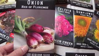 Going Through A New Seed Order From Baker Creek Heirloom Seeds aka Rareseeds 10 2023 [upl. by Elyn]