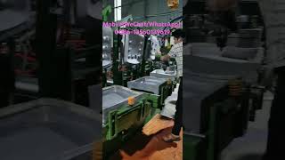 Office chair Pu foaming machine with rotary production line [upl. by Nosnar]