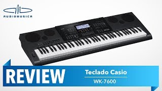 REVIEW  Teclado Casio WK7600  CTK 7200 [upl. by Nahtanohj714]