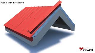 Gable Trim Installation Video [upl. by Norraf]