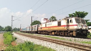 12806  Visakhapatnam Janmabhoomi Super Fast Express Train Running Video  Train World [upl. by Lait]