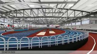 Gately Indoor Track and Field Facility Tour [upl. by Adnilrev433]