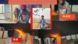 chobra ne ajj frr diwali val mahol bnata😂🤣  mehfil lyi ajj  sewakchahal4188vlogs [upl. by Ikcin]