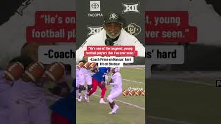 Kansas was so wrong on this play welloffmedia nfl football deionsanders coachprime [upl. by Gisela749]