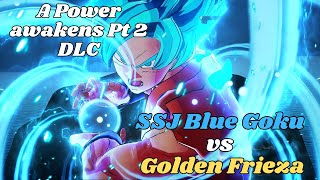 Dragon ball Z Kakarot SSJ Blue Goku vs Golden Frieza [upl. by Shirl]