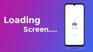How To Make A Loading Page In Android Studio  JAVA amp XML [upl. by Thanh397]