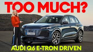 FIRST DRIVE Audi Q6 etron the best electric Audi yet  Electrifying [upl. by Katine365]