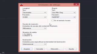 Configuración de UNIDADES en AutoCAD para dibujo de planos  TOPOGRAFÍA [upl. by Gellman72]