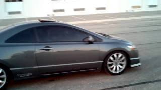 2011 Honda Civic Si  Invidia N1 70mm catback driveby [upl. by Nitaj]